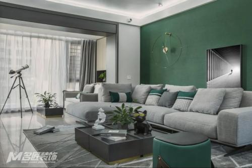 ?？谑邪查w小區(qū)現(xiàn)代簡約風(fēng)格三居室裝修案例